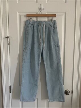 BDG Light Blue Corduroy Drawstring Pants